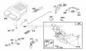 Control Bracket Assy Diagram and Parts List for 124882-3424-02  Briggs and Stratton Engine